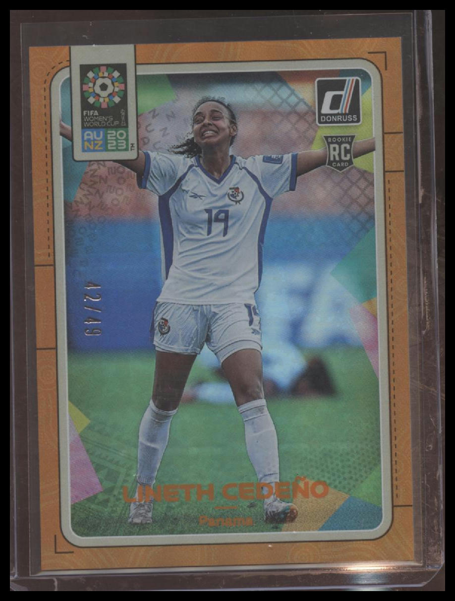 2023 Donruss FIFA Women's World Cup #135 Lineth Cedeno Orange #/49