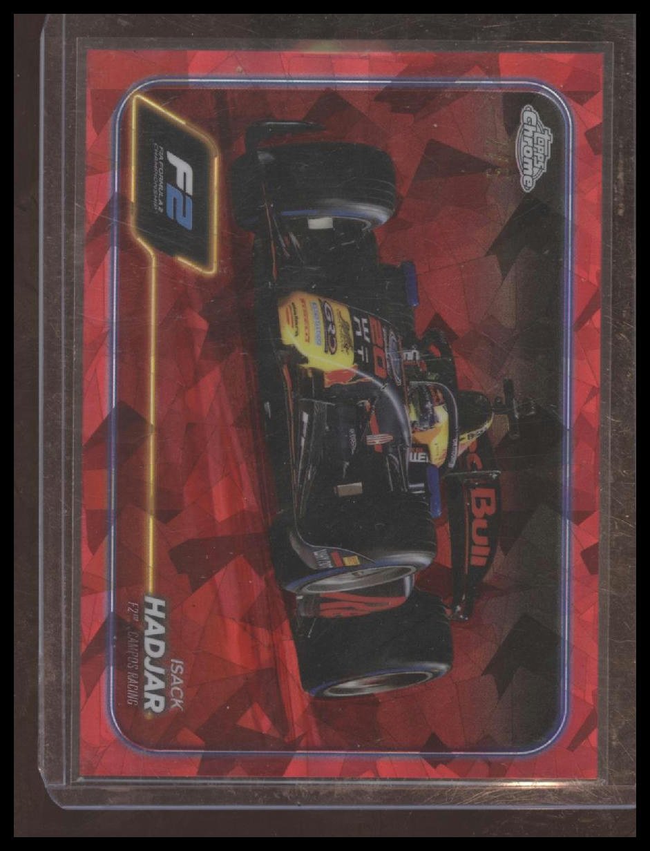 2024 Topps Chrome Formula 1 #113 Isack Hadjar Red RayWave Refractors #/5
