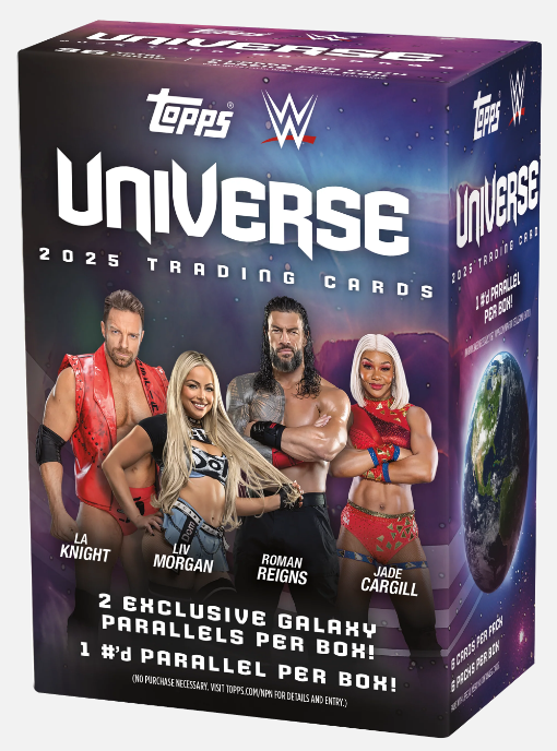 2025 Topps WWE Universe Wrestling 6-Pack Blaster Box