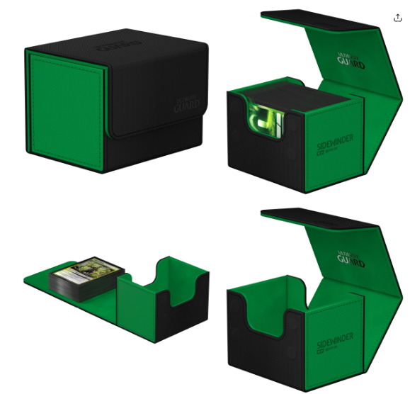 UGD011324: Deck Case: Sidewinder 100+ Standard Size Synergy - Black/Green