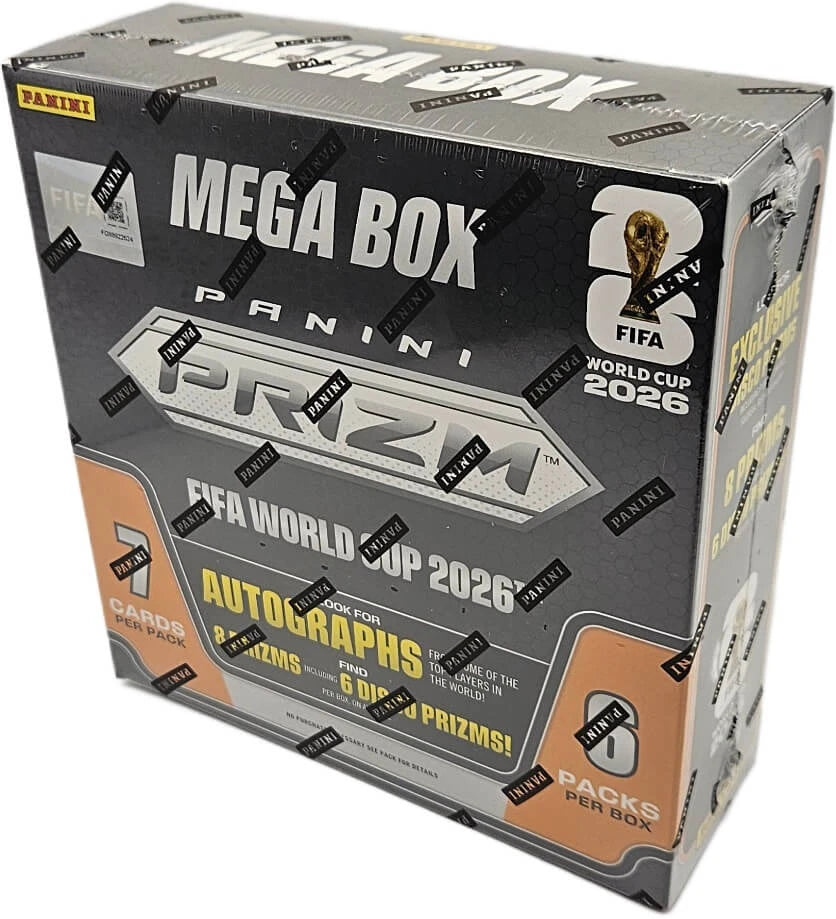 2026 Panini Prizm FIFA World Cup Soccer 6 Pack Mega Box