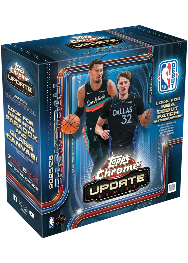 2025-26 Topps Chrome® Updates Basketball - Mega Box