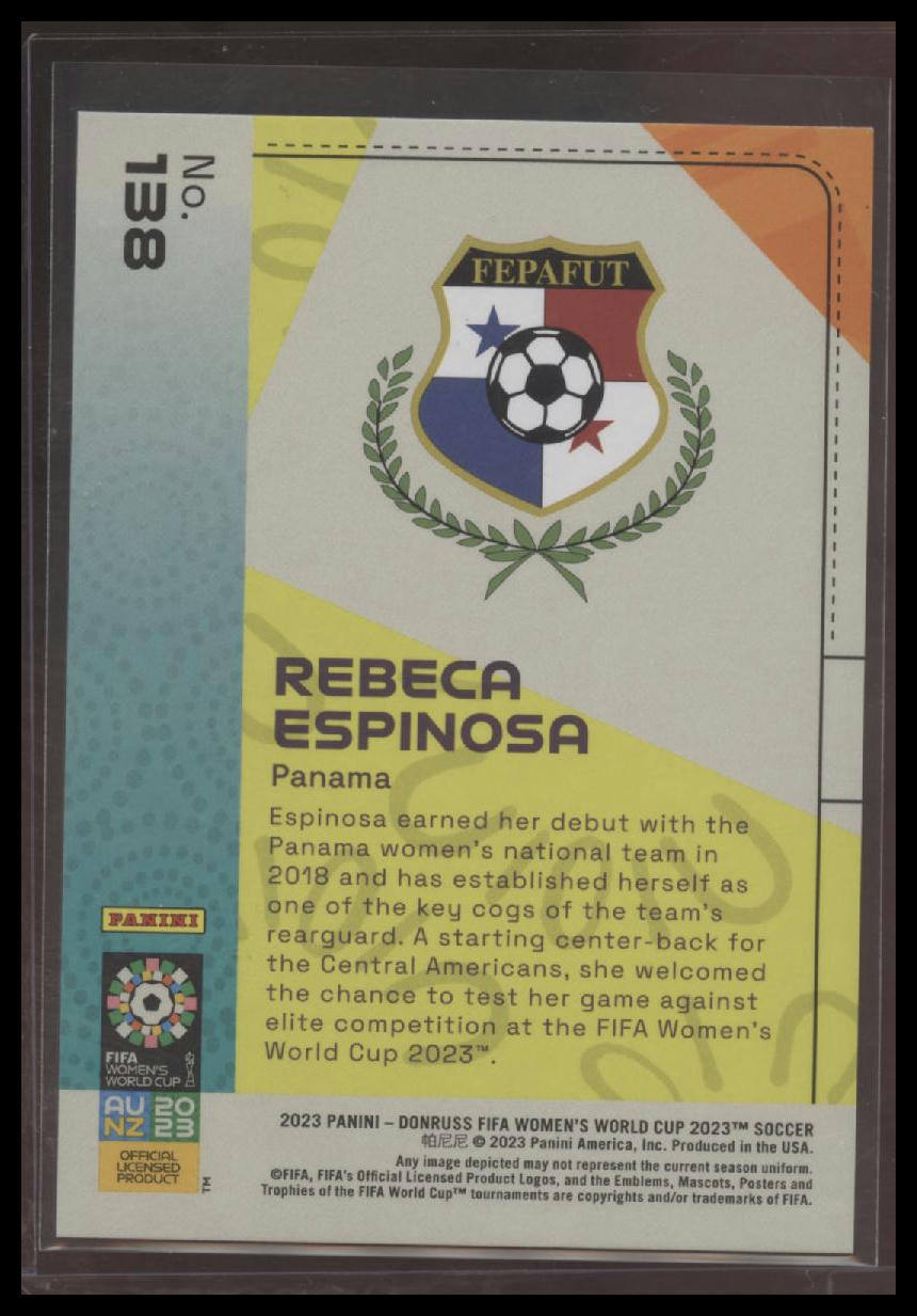 2023 Donruss FIFA Women's World Cup #138 Rebeca Espinosa Red #/299