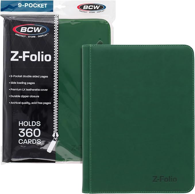 Z-Folio 9-Pocket Album - Green