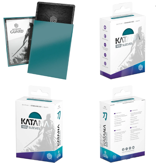 UGD011418: Card Sleeves: Katana Sleeves Standard Size- Great Wave (100)