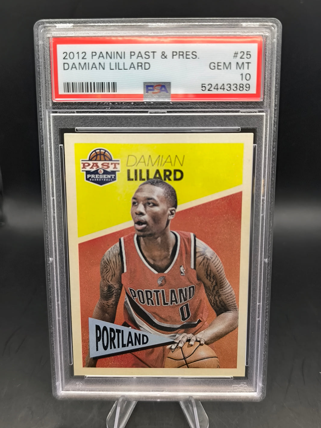 Damian Lillard - PSA 10 - Panini Past & present - 2012