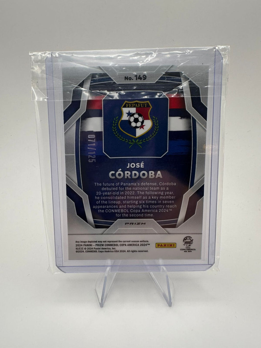 José Cordoba No. 149 - Rc Red Pulsar 071/125