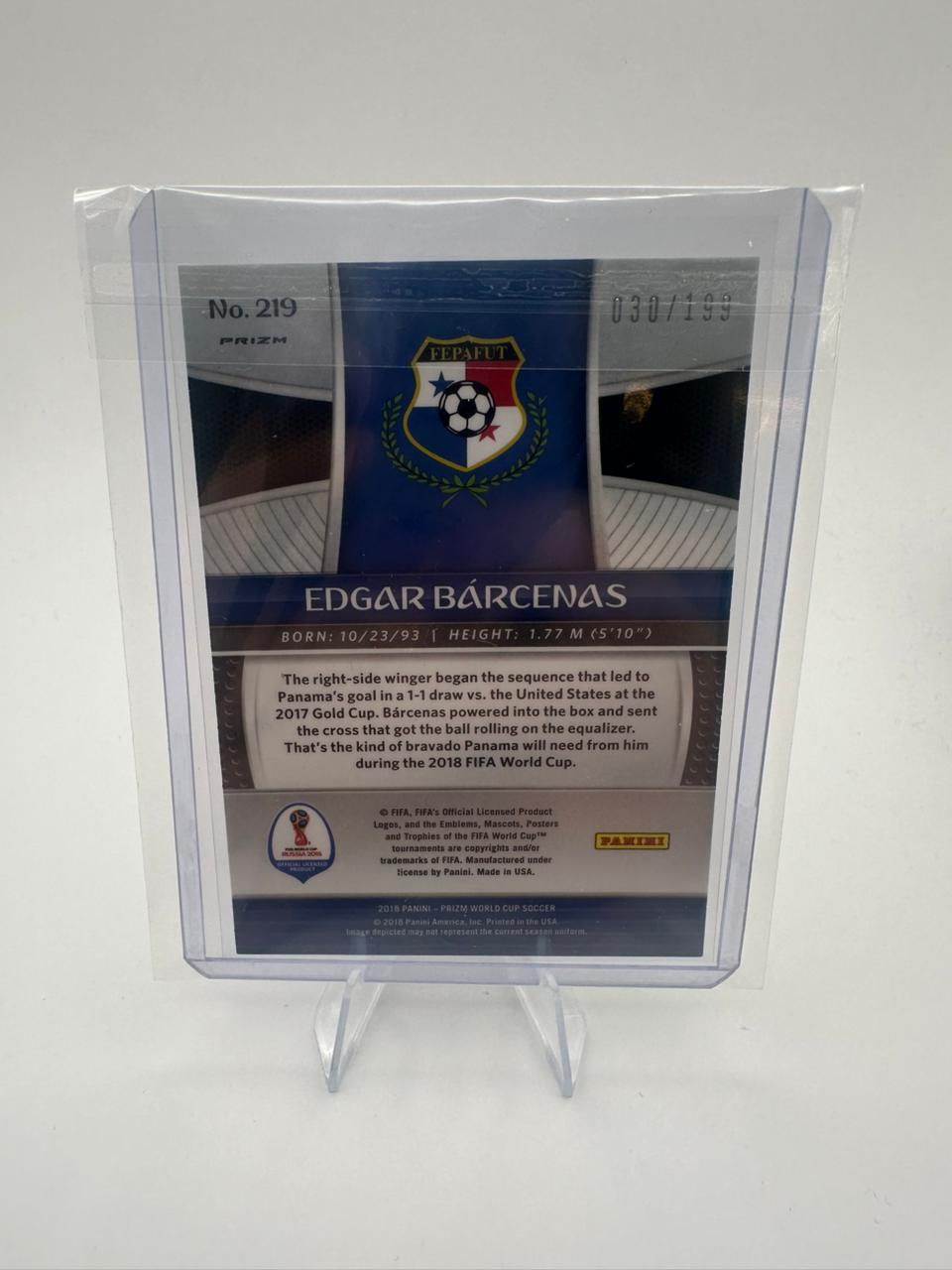 Edgar Bárcenas No. 219 - 030/199 Blue Prizm