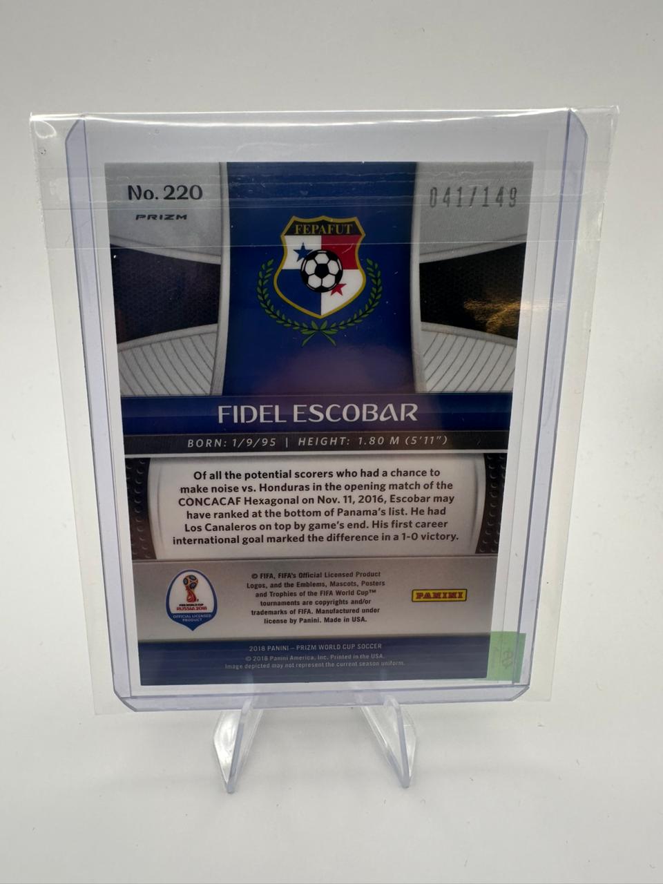 Fidel Escobar No. 220 - 041/149 Red Prizm