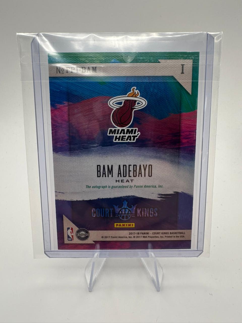 Bam Adebayo - No. FP1-BAM - Fresh paint - Panini