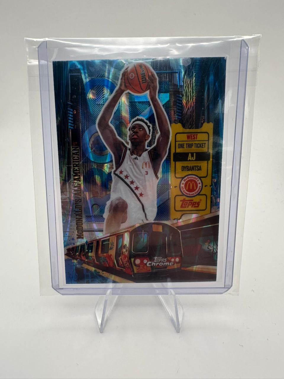 AJ Dybantsa No.HR-7 - One trip ticket - Mc Donald´s Topps Chrome