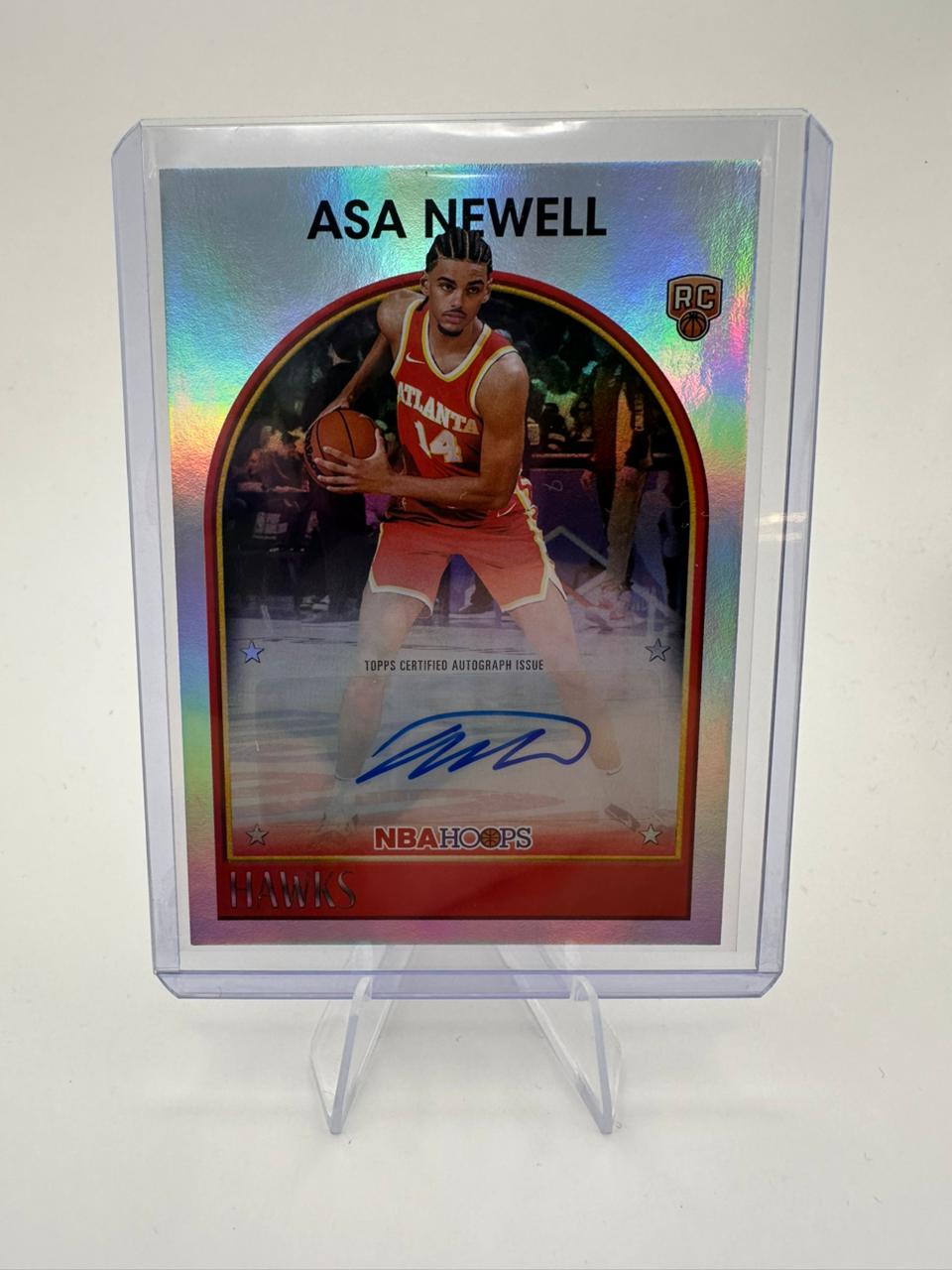 ASA NEWELL No.89S-AN - Hoops 1989 Signatures