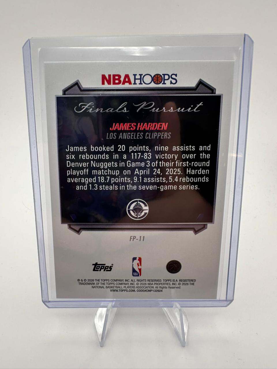 James Harden No. FP-11 - Finals Pursuit
