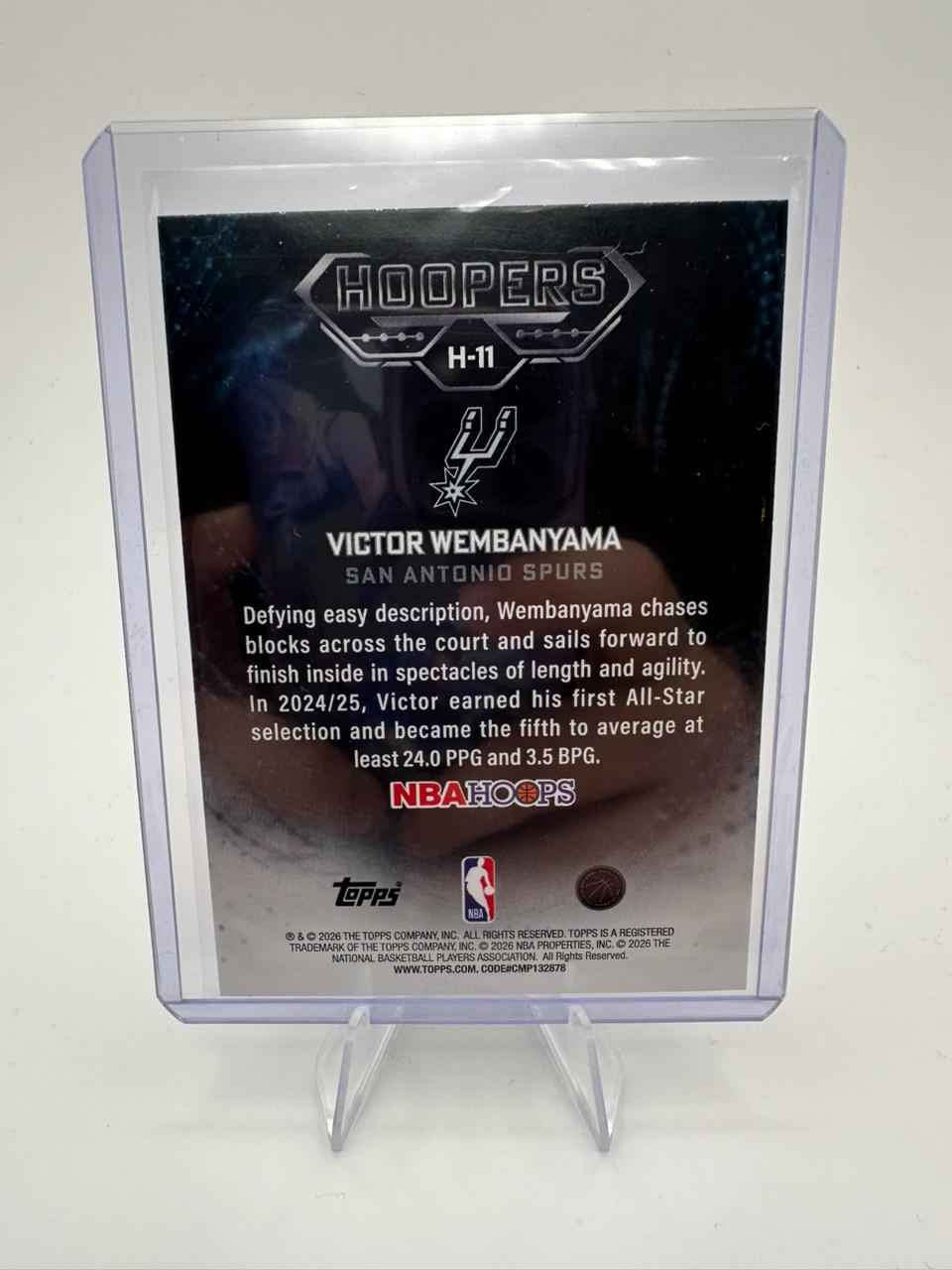 Victor Wembanyama No. H-11 - HOOPERS