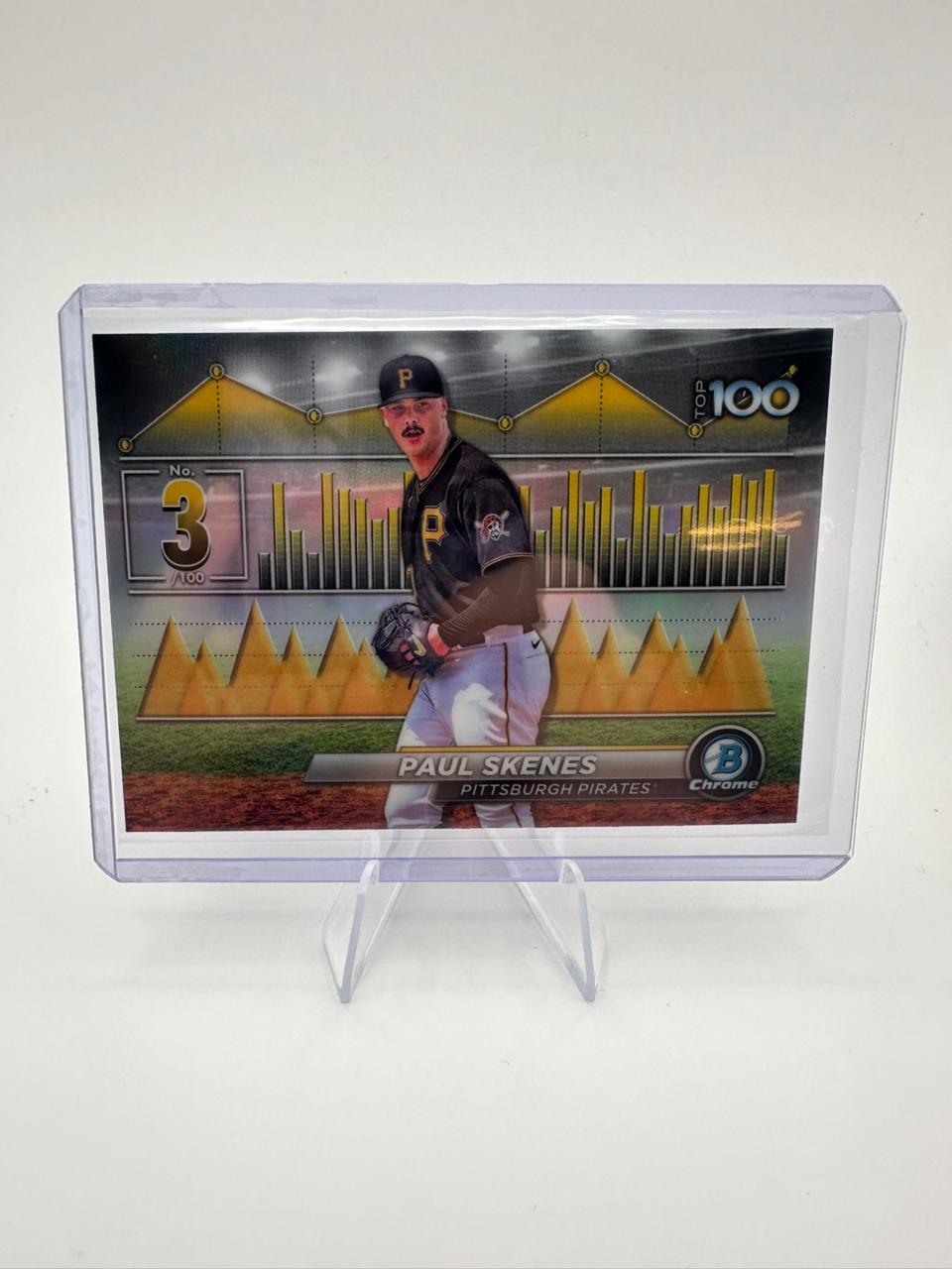 Paul Skenes No. BTP-3 - Bowman Top 100 No. 3/100