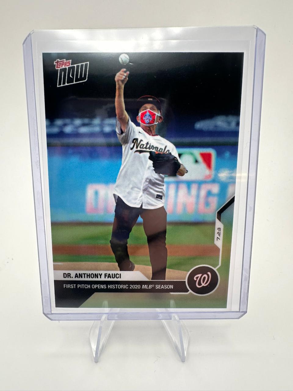 Dr. Anthony Fauci No. 2 - First Pitch open Historic - Topps Now 2020