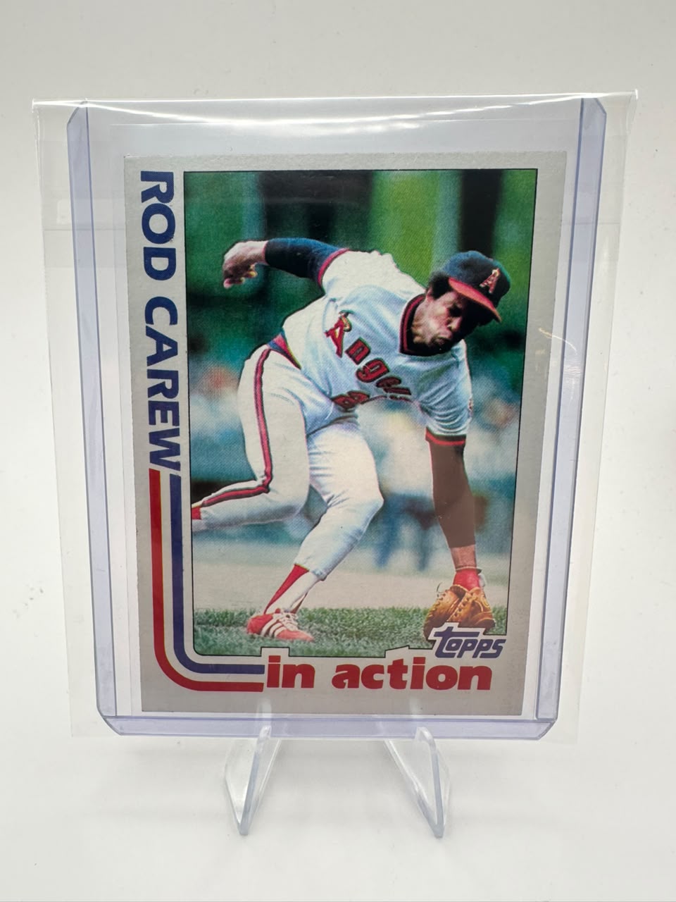 Rod Carew No. 501 - In Action - Topps 1982