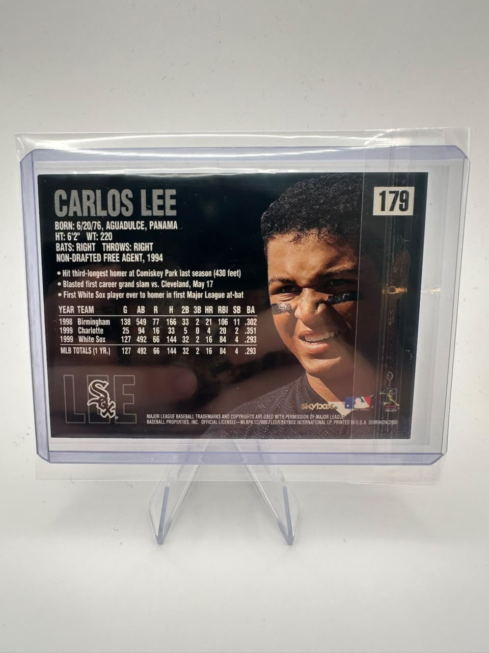 Carlos Lee No. 179 - Skybox Dominion - Fleer/Skybox 2000