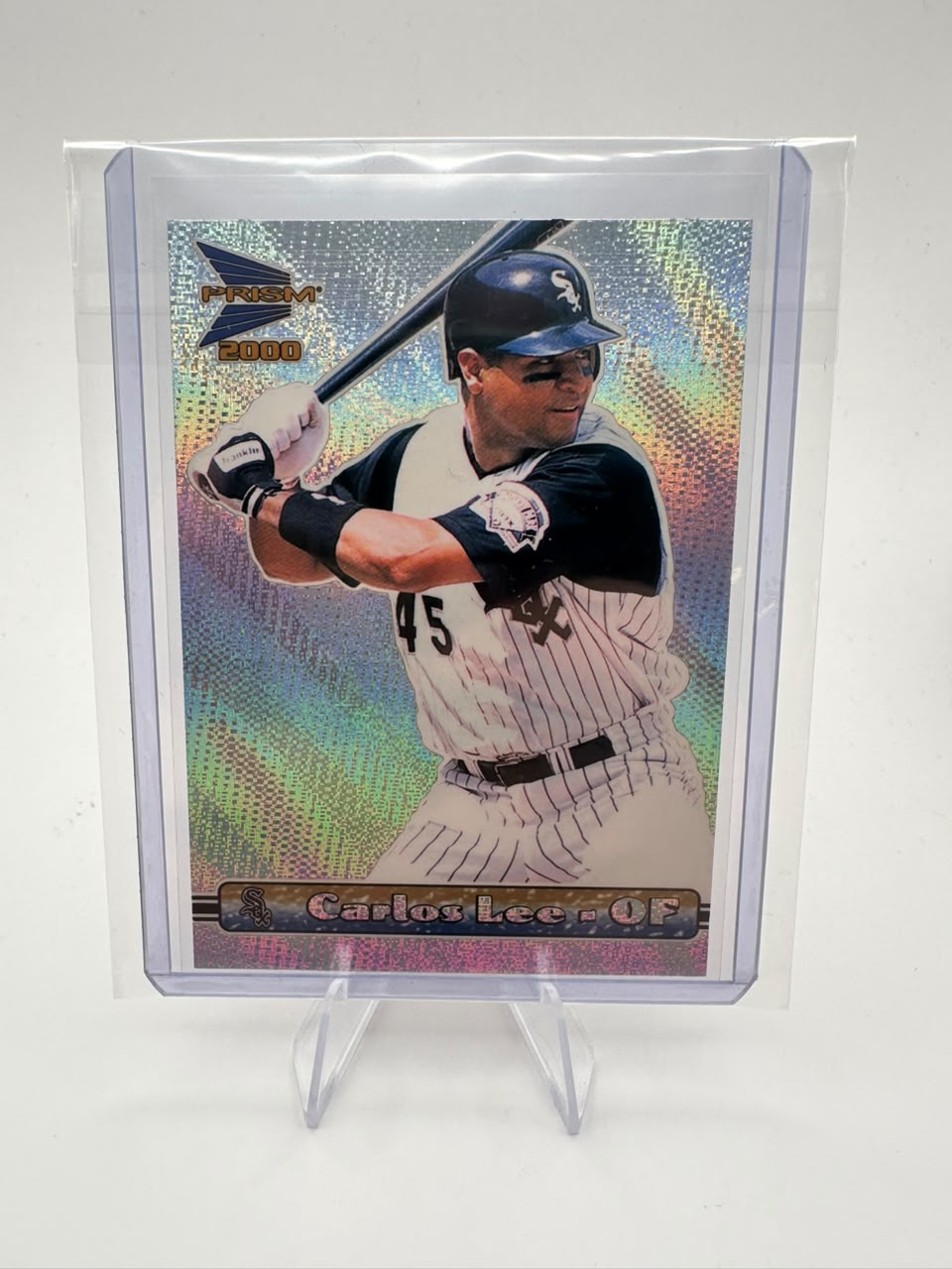 Carlos Lee No. 32 - Prism - Pacific Trading Cards 2000