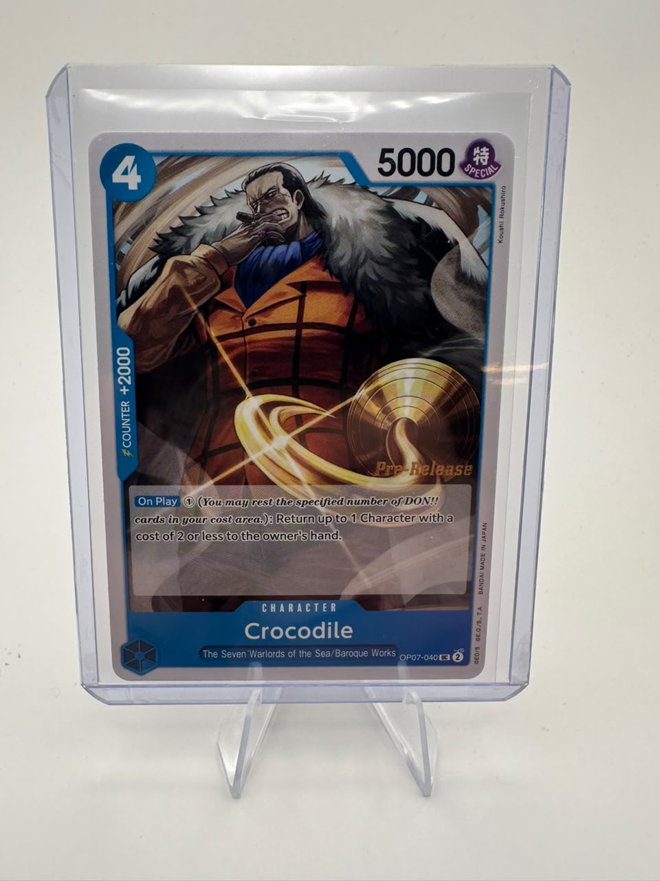 Crocodile OP07-040 - Pre-Release Event - 500 Years in the Future 2024
