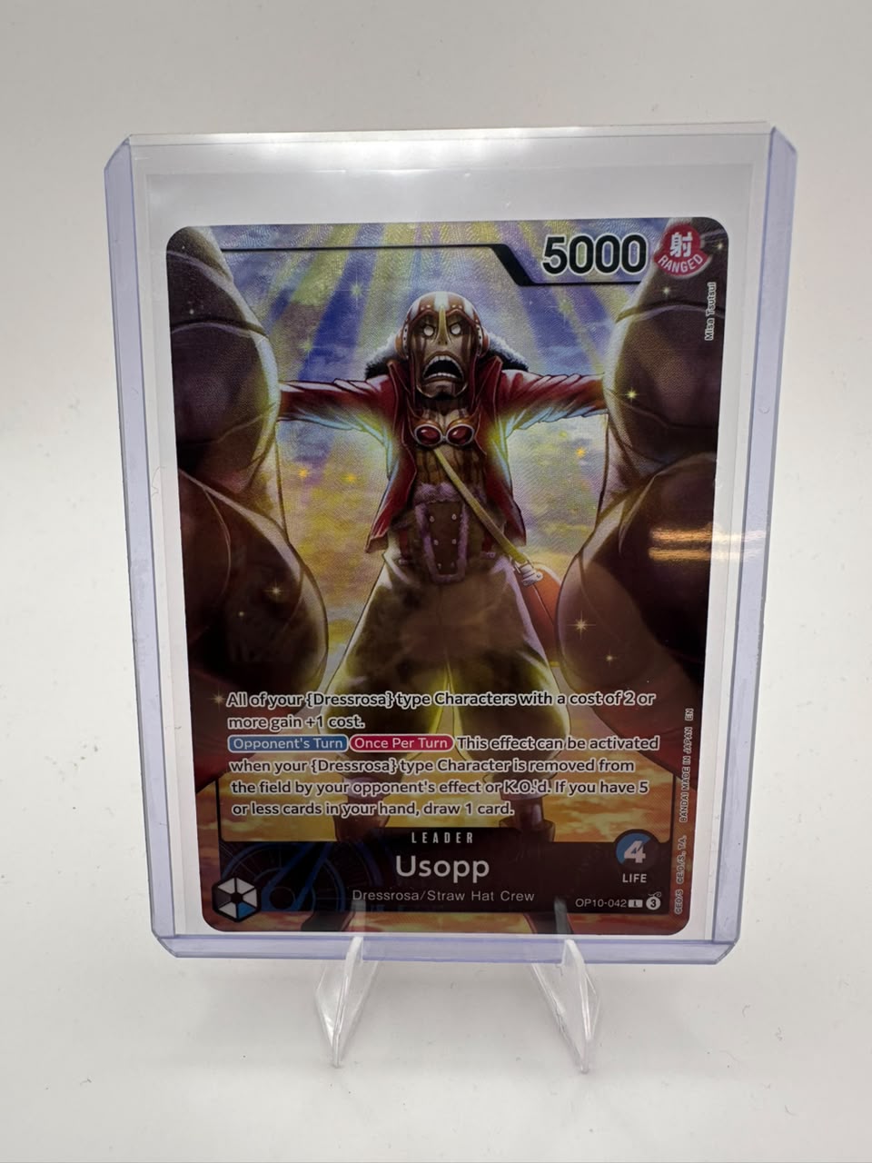 Usopp No. OP12-042 - Leader Promo - Official Playmat Limited Edition Vol.3 2025